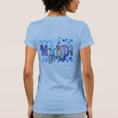 Mardi Gras Blue Black T-Shirt (Rückseite)