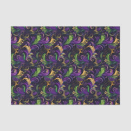 Mardi Gras Blumenmuster Seidenpapier
