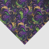 Mardi Gras Blumenmuster Seidenpapier (Ausschnitt)