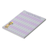 Mardi Gras Border Terrier Notizblock (Rotiert)