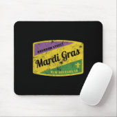Mardi Gras Bourbon Street Mousepad (Mit Mouse)