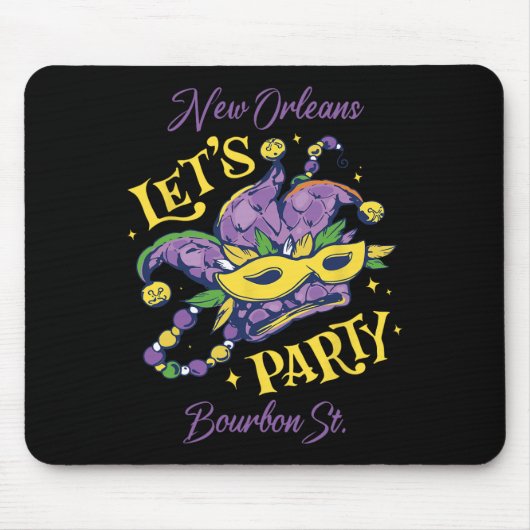 Mardi Gras Bourbon Street Mousepad (Vorne)