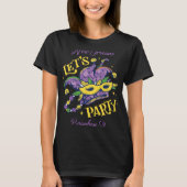 Mardi Gras Bourbon Street New Orleans Souvenir Lou T-Shirt (Vorderseite)