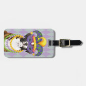 Mardi Gras Boxer Gepäckmarke Gepäckanhänger (Vorderseite horizontal)