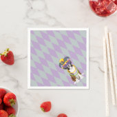 Mardi Gras Boxer Serviette (Beispiel)