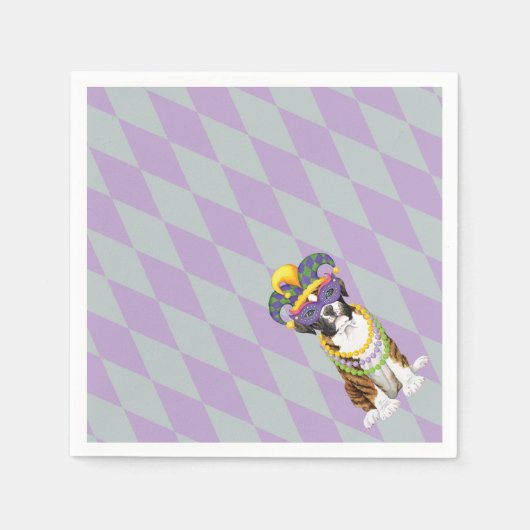 Mardi Gras Boxer Serviette (Vorderseite)