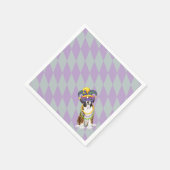 Mardi Gras Boxer Serviette (Ecke)
