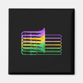 Mardi Gras Br Trombone Marching Orchestra Magnet (Vorne)