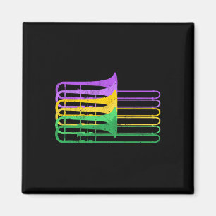 Mardi Gras Br Trombone Marching Orchestra Magnet
