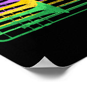 Mardi Gras Br Trombone Marching Orchestra Poster (Ecke)