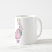 Mardi Gras Brauner Pelikan Kaffeetasse (VorderseiteRechts)