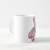Mardi Gras Brauner Pelikan Kaffeetasse (Vorderseite Links)