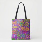 Mardi Gras Bright Masquerade Masken Tasche (Vorderseite)