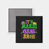 Mardi Gras Bruh Funny Mardi Gras Teens Boys K Magnet (Vorderseite/Rückseite)