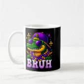 Mardi Gras Bruh Mardigator Alligator Costume Teens Kaffeetasse (Links)