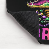 Mardi Gras Bruh Marigator Alligator Mardi Gra Mousepad (Ecke)