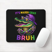 Mardi Gras Bruh Marigator Alligator Mardi Gra Mousepad (Mit Mouse)