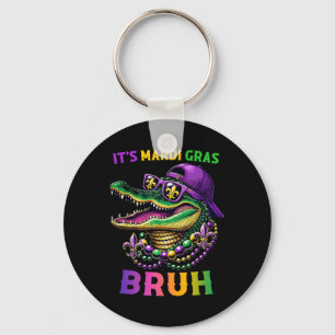 Mardi Gras Bruh Marigator Alligator Mardi Gra Schlüsselanhänger