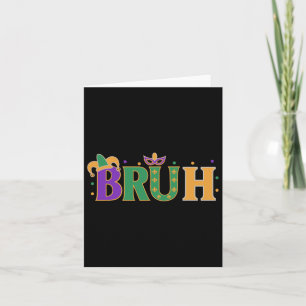 Mardi Gras Bruh Shirt Boys Mardi Gras Kids Teens M Karte
