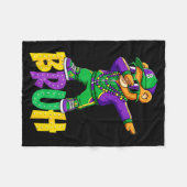 Mardi Gras Bruh Teddy Bear Hip Hop Boys Men New Or Fleecedecke (Vorderseite (Horizontal))