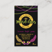 Mardi Gras Buck and Doe Jack and Jill Tickets (Vorderseite)