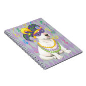 Mardi Gras Bull Terrier Notizblock (Rechte Seite)