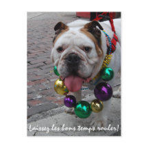 Mardi Gras Bulldog