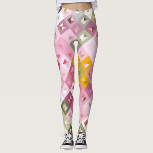 Mardi Gras, bunte gemusterte Aktivbekleidung Leggings