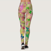 Mardi Gras Butterfly Leggings (Rückseite)