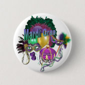 Mardi Gras Button (Vorderseite)