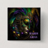 Mardi Gras Button (Vorderseite)