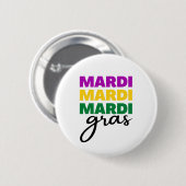 Mardi Gras Button (Vorne & Hinten)