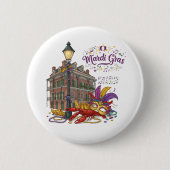Mardi Gras Button (Vorderseite)