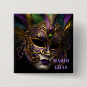 Mardi Gras Button (Vorderseite)