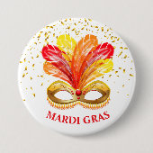 Mardi Gras Button Button (Vorderseite)