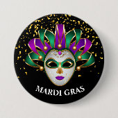 Mardi Gras Button Button (Vorderseite)