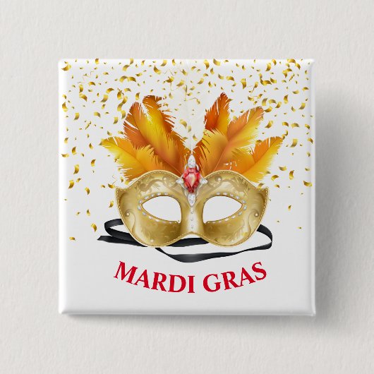 Mardi Gras Button Button (Vorderseite)
