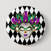Mardi Gras Button Button (Vorderseite)