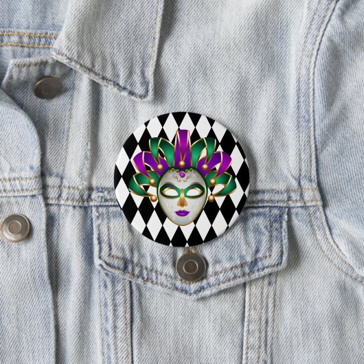 Mardi Gras Button Button (Beispiel)