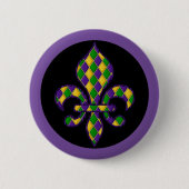 Mardi Gras Button Button (Vorderseite)