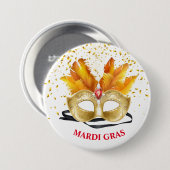 Mardi Gras Button Button (Vorne & Hinten)