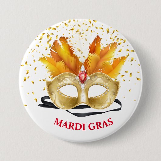 Mardi Gras Button Button (Vorderseite)