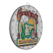 Mardi Gras Cajun Crocodile Dartscheibe (Vorderseite Links)
