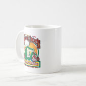 Mardi Gras Cajun Crocodile Kaffeetasse (Vorderseite Links)