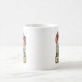 Mardi Gras Cajun Crocodile Kaffeetasse (Mittel)