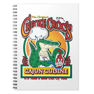 Mardi Gras Cajun Crocodile Notizblock