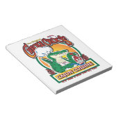 Mardi Gras Cajun Crocodile Notizblock (angewinkelt)