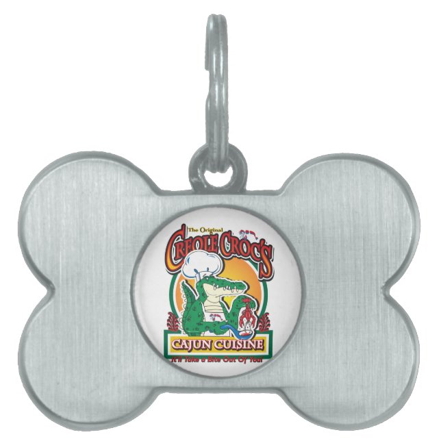Mardi Gras Cajun Crocodile Tiermarke (Vorderseite)