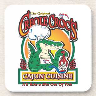 Mardi Gras Cajun Crocodile Untersetzer
