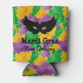 Mardi Gras Camouflage Mask Dosenkühler (Vorderseite)